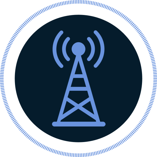 StockStorm Communication Sector VR Icon